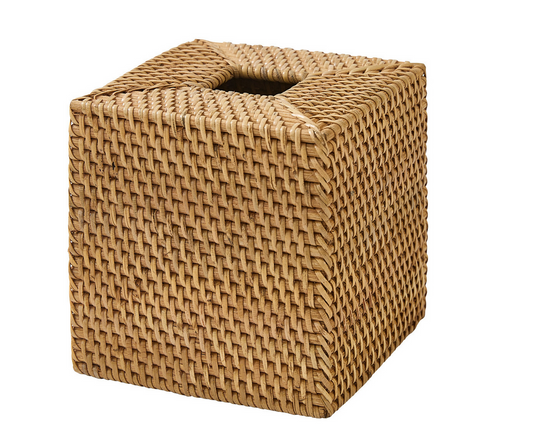 Rattan Tissue Box Holder