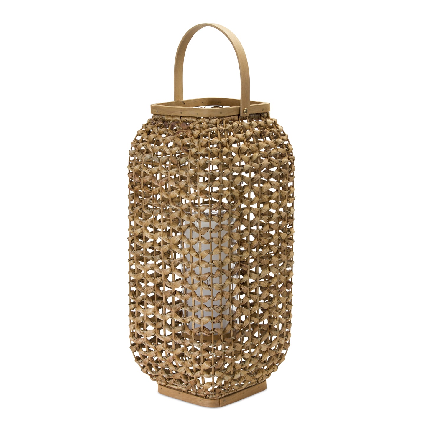 Wicker Hurricane Lantern (2 Sizes)