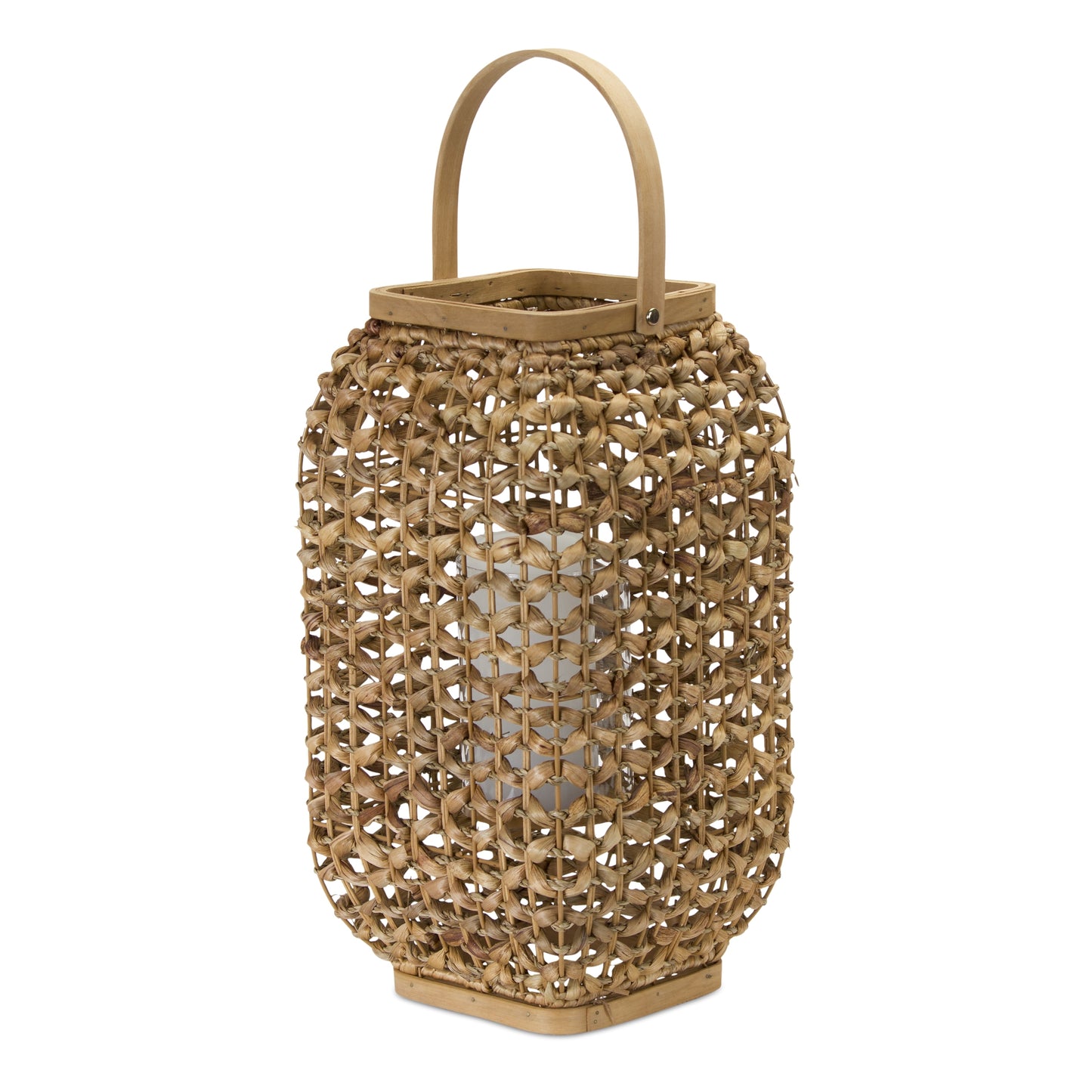 Wicker Hurricane Lantern (2 Sizes)