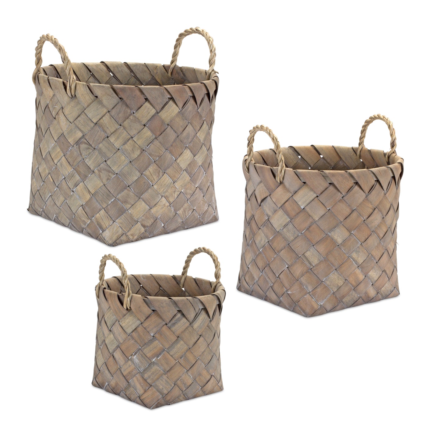 Wicker Baskets (Set of 3)