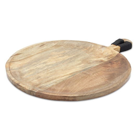 Round Mango Wood Tray