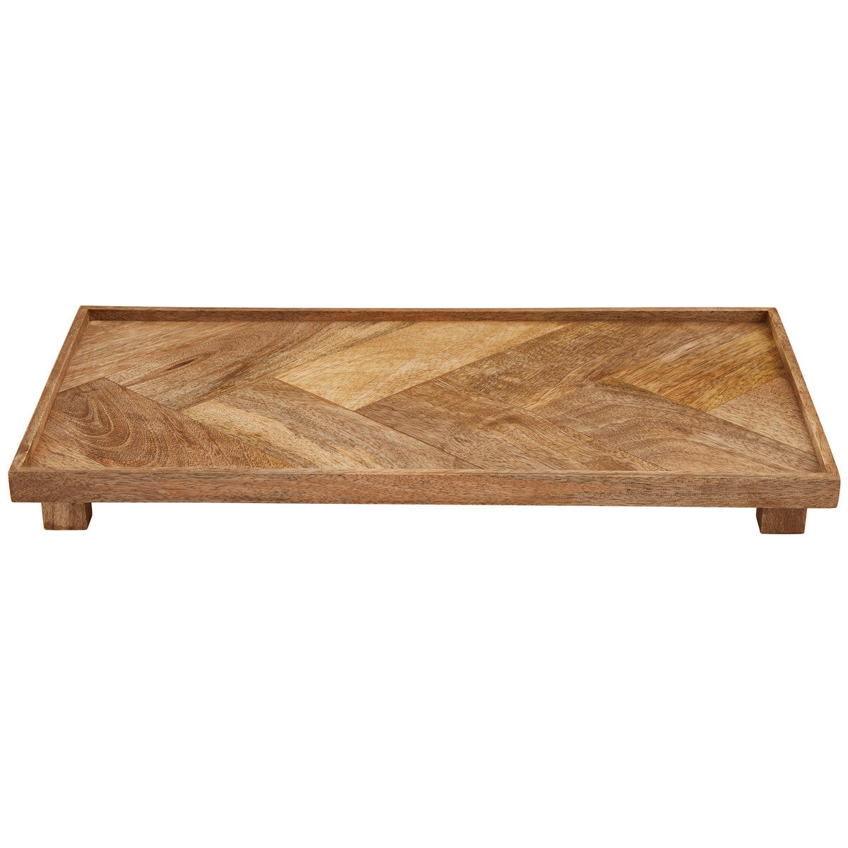 Herringbone Footed Serving Board