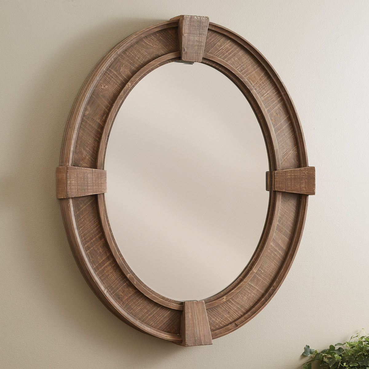 Distressed Wood Mirror