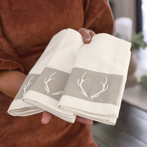 Antler Napkins (Set of 4)